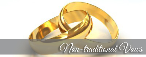 non-traditional vows